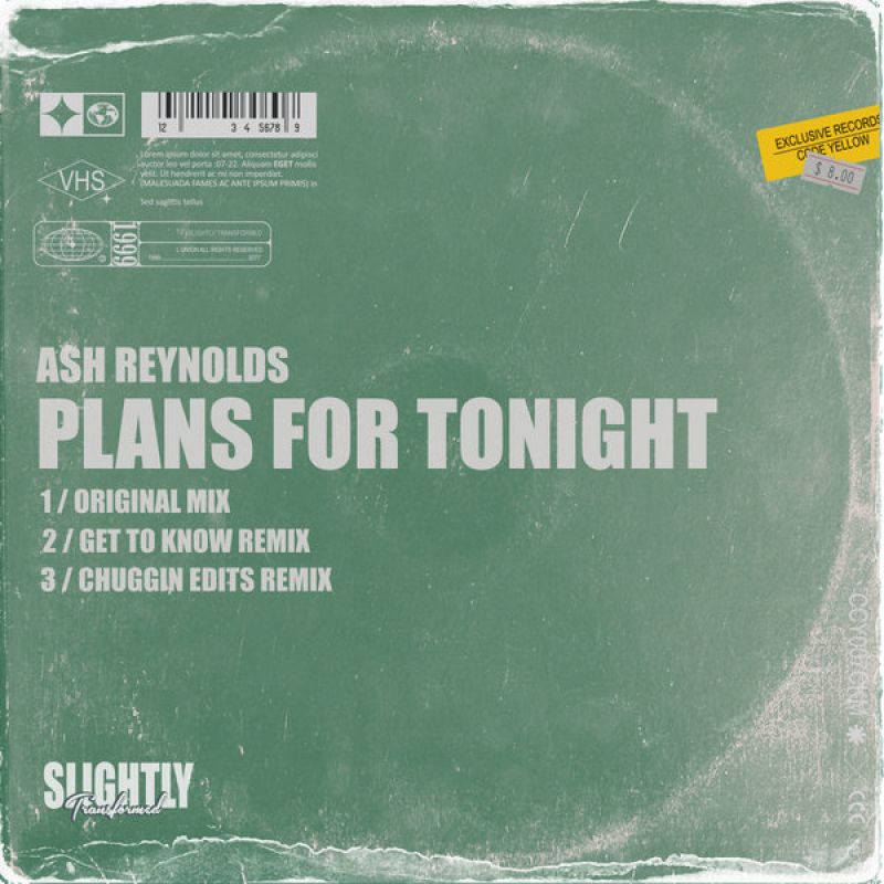 Ash Reynolds - Plans For Tonight (Original Mix) [Slightly Transformed]